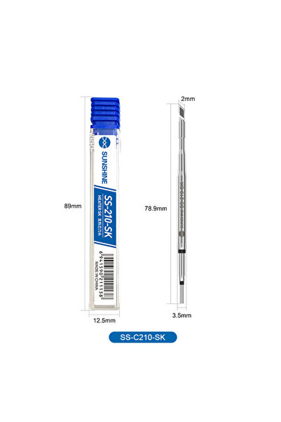 Choice4 C210-SK SUNSHINE C210 Series Integrated Soldering Iron Tips and Heati...