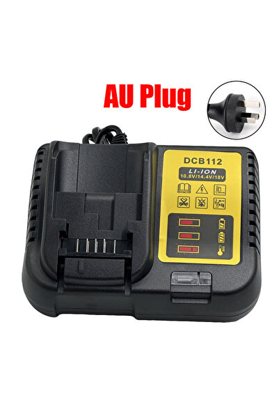 Choice1 AU Plug DCB112 Battery Charger For Dewalt 10.8V 12V 14.4V 18V 20V DCB...