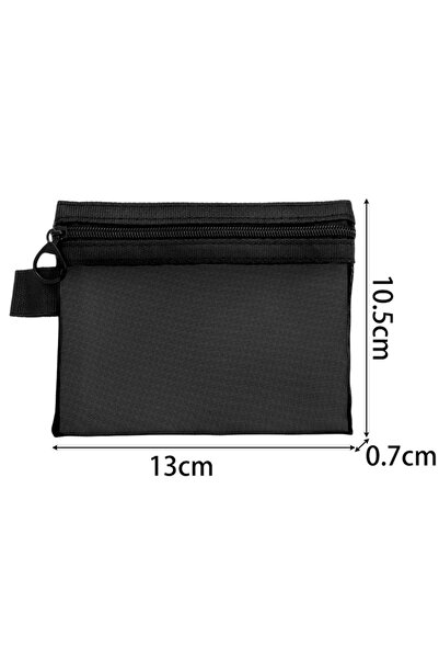 Choice S 1/3pcs Mesh Clear Cosmetic Bags Small Large Black Makeup Bag Portabl...