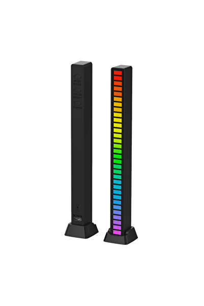 Choice1 5V Plug-in black Music Rhythm Activated LED Light Strip RGB Car Ambie...