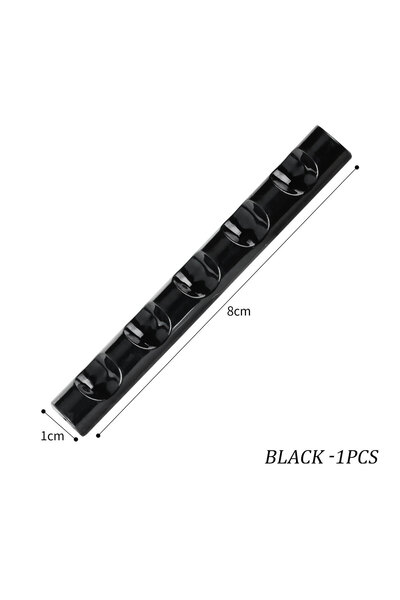 Choice Black 5 Grids Acrylic Clear Nail Brush Shelf Portable Mini crystal Pai...
