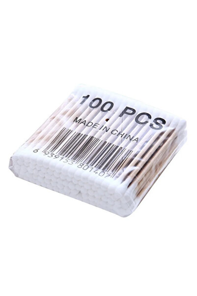 Choice 100Pcs 100/500/1000Pcs Double Head Disposable Makeup Cotton Swab Soft ...