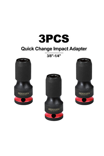 Choice 3PCS Geinxurn Impact Screwdriver Bit Holders, 3/8-Inch Square Drive to...