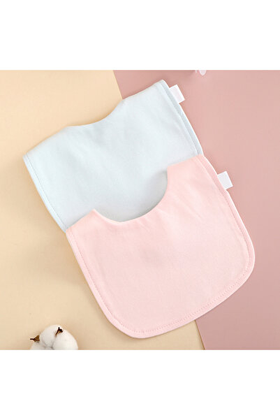 Choice5 pink blue 2/3pcs Cotton Soft Baby Adjustable Bibs Infant Bib Newborn ...