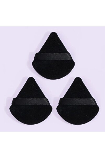 Choice1 SHE088-3black 3/5/6 Pcs Triangle Powder Puff For Loose Powder Liquid ...