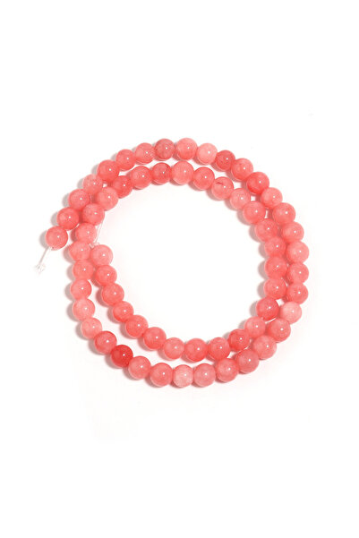 choice2 6MM 1 Strand/Lot Natural Pink Chalcedony Stone Beads Spacer Jades Bea...