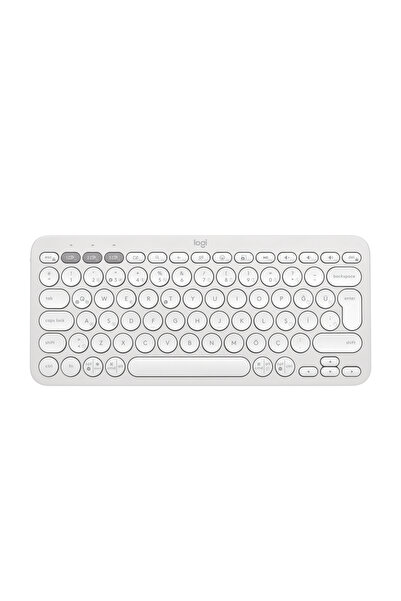 logitech K380s Pebble Keys 2 Çoklu Cihaz Özellikli Bluetooth Türkçe Q Klavye,...