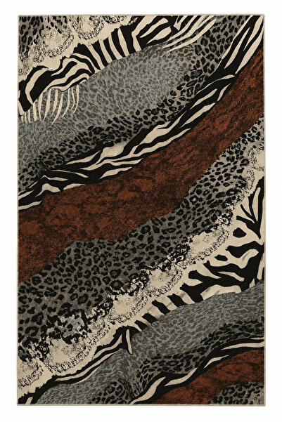 Rugs Modern Halı Rugs Modern DORA Safari Desen Hayvan Derisi Zebra Leopar Vah...