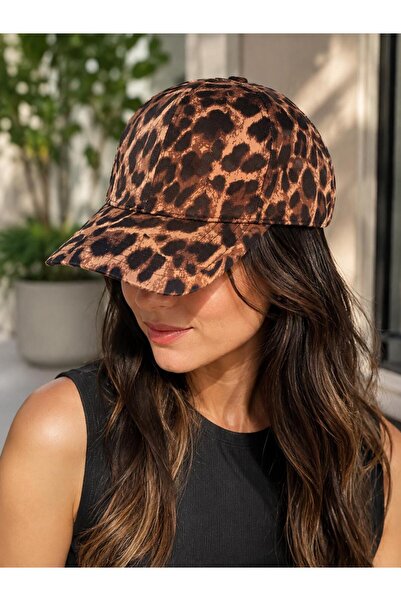 Wearflawless قبعة بنمط الفهد، قبعة بيسبول نسائية قابلة للتعديل، قبعة بنمط الف...