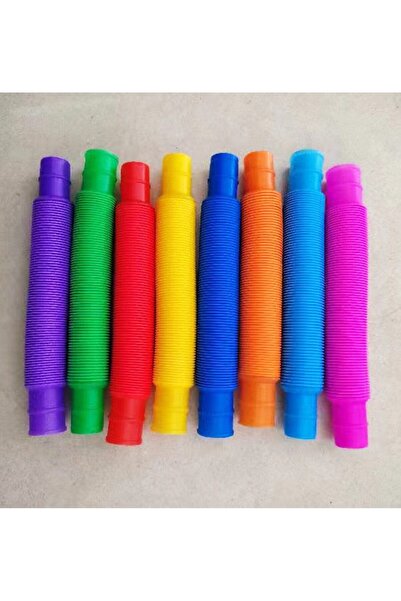 Choice Random Color 8/16/24 Pcs Colorful PopTelescopic Tube Stretching Corrug...