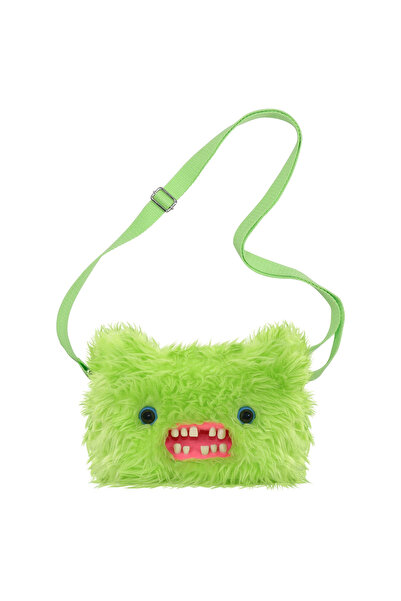 Choice1 SCREECH Green Fuggler Ugly Tooth Monster Plush Bag Crossbody Bag Cute...