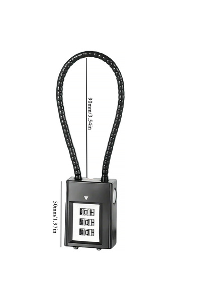 Choice1 A 3 Digit Combination Lock,Combination Cable Lock - Scratch-Resistant...