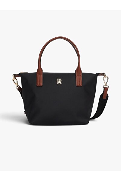 Tommy Hilfiger POPETTE MINI TOTE Kadın Siyah Çanta - AW0AW17709