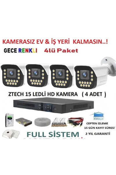 OEM 4 LÜ KAMERA SETİ - FULL SET