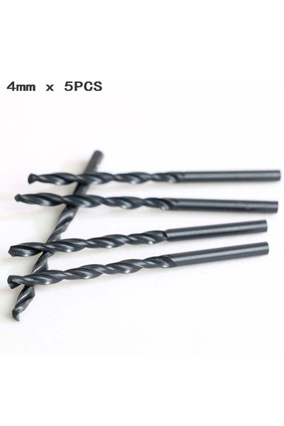 Choice1 Round 4mm x 5pcs 3MM/4MM Drill Bit Set High Speed Steel Twist Drill S...