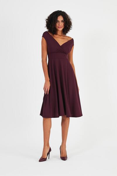 ALEXANDERGARDI KRUVAZE COLLAR SLEVELESS DRESS(B24-00198)
