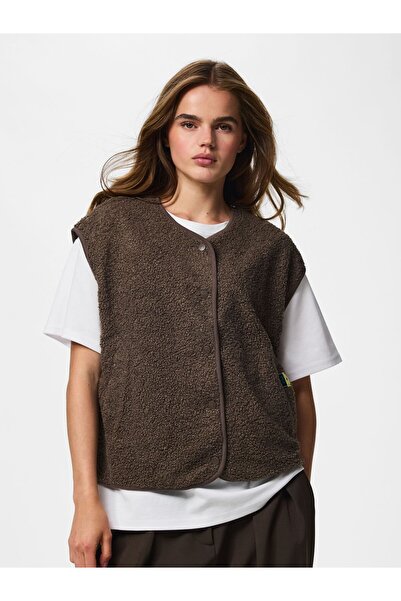 PIECES Vestă PCKATTY TEDDY