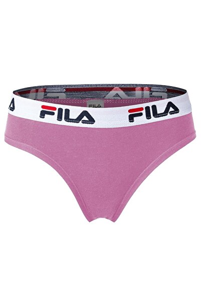FILA Damen Slip - Regular Waist, Slip mit breitem Logo-Bund, Baumwolle, einfa...