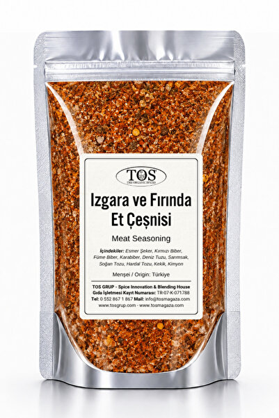TOS The Organic Spices Izgara ve Fırında Et Çeşnisi 100 gr Grilled and Baked ...