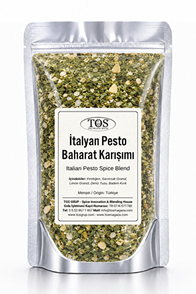 TOS The Organic Spices İtalyan Pesto Baharat Karışımı 100 gr Italian Pesto Sp...