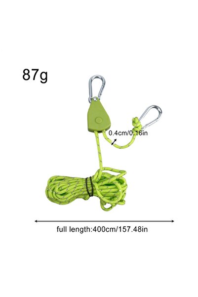 Choice1 Green Heavy-Duty Ratcheting Rope Tie Downs Adjustable Lock Ratchet fo...