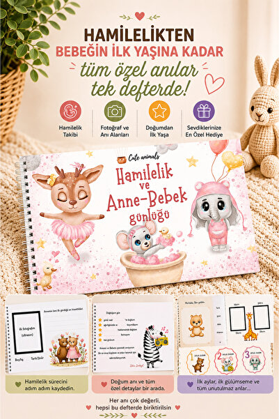 Lodos Hamilelikten Bebeğin İlk Yaşına Tüm Anılarınız Tek Defterde (Hediyelik ...