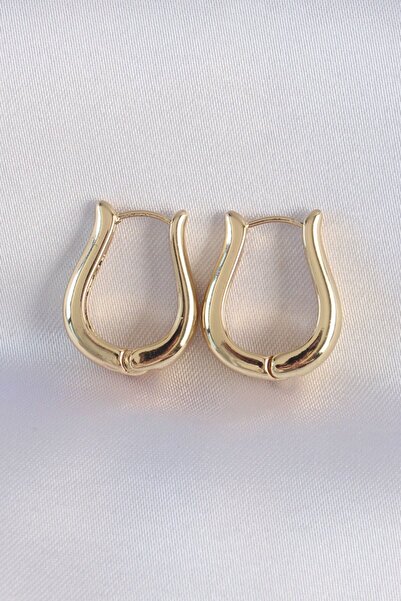 Skygo Brass Gold Color Hollow Rose Earrings - Tj-Bkp8976