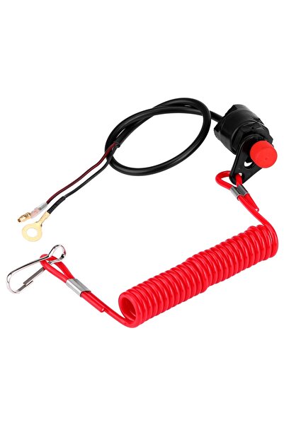 Choice Red 1Pc Boat Outboard Switch Engine Motor Lanyard Kill Urgent Stop But...