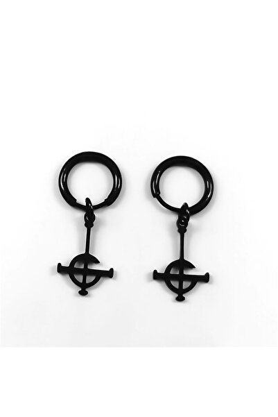 Choice A BK Goth Ghost BC Nameless Dangle Earrings Stainless Steel Ghoul Band...