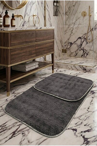 BELMANDO Bubble Premium Textured 2-Piece Bath Mat Set with Non-Slip Base 100X...