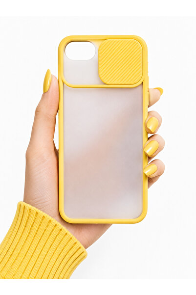 noktaks Apple Iphone 7 Plus Kılıf Kamera Sürgü Mat Arka Yüzey Renkli Çerçeve ...