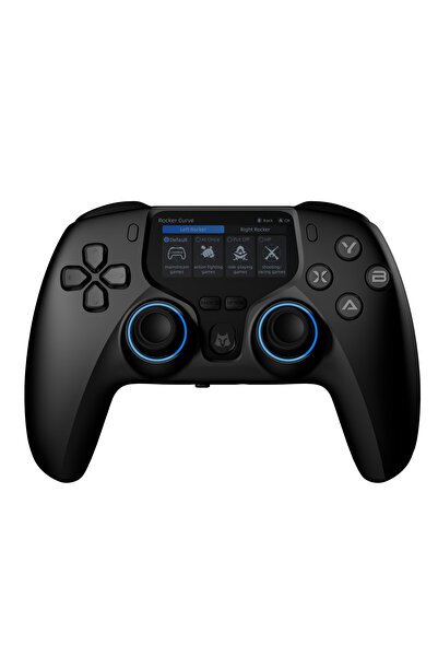 choice2 black Hall Gaming Controller for PC/PS3/Switch/Android/iOS with Displ...