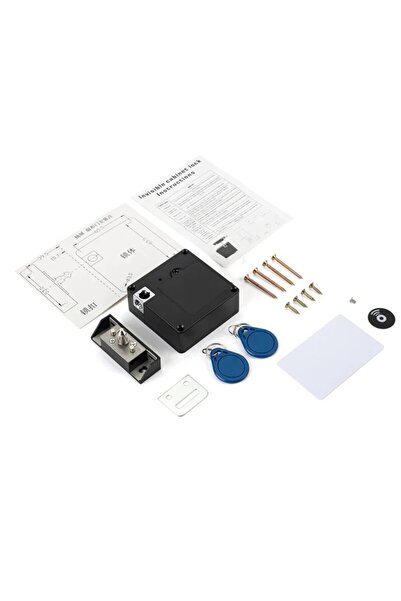 Choice 1 set Smart Drawer Lock Invisible Electronic RFID 13.56MHz IC Cabinet ...