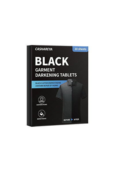 Choice1 Boxed 10pcs Black Laundry Sheet Color Enhancer for Faded Black Clothe...