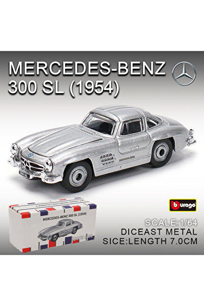 Choice19 مرسيدس بنز 300 SL موديل 1954، بوراجو بمقياس 1:64، جولف، بورش 911، شي...