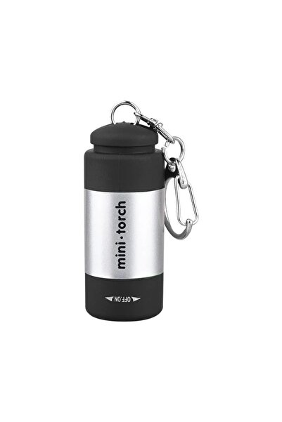 Choice Silvery Mini Keychain Lamp Pocket USB Rechargeable LED Strong Light Mu...