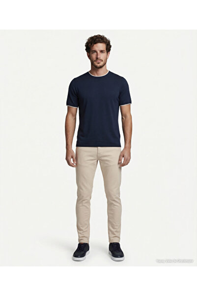 Yargıcı Cotton Regular Crew Neck Short Sleeve Knitwear