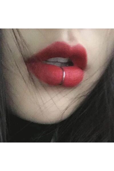 TakıConcept Deliksiz Sıkıştırma Fake Dudak Burun Kulak Piercing Septum