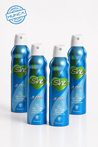 She Cool Bayan Deodorant 150 Ml 4 Adet