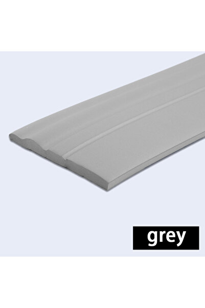 Choice13 8cm grey 3M 3-Meter Soft Self-Adhesive PVC Skirting Board - Tool Fre...