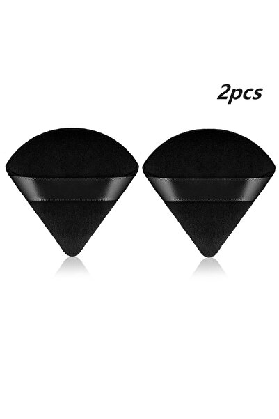 Choice4 2 Black/purple Triangle Powder Puff Facial Makeup Sponge Soft Mixer B...