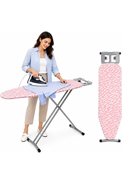 Blackstone Adjustable Mesh Ironing Board 120 x 38 cm with Removable 100% Cott...