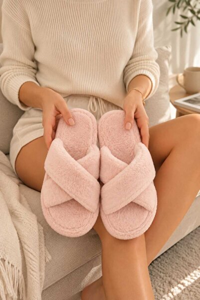 Slipcat Women's Home Slippers Cross Banded Guest with Dowry Eva Sole Slippers