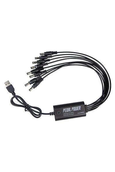 Choice black Guitar Pedal Power Supply Portable Pedal Power Supply with 8 Iso...