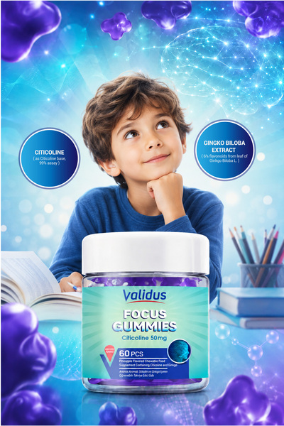 Validus Focus (SİTİKOLİN) 60 Gummies