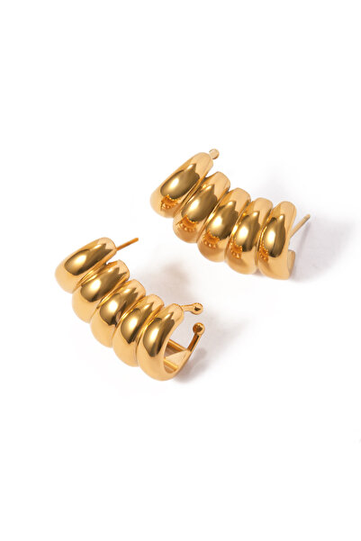 Choice 22837 Stylish Waterproof 18k Gold Plated Stainless Steel Multilayer C ...
