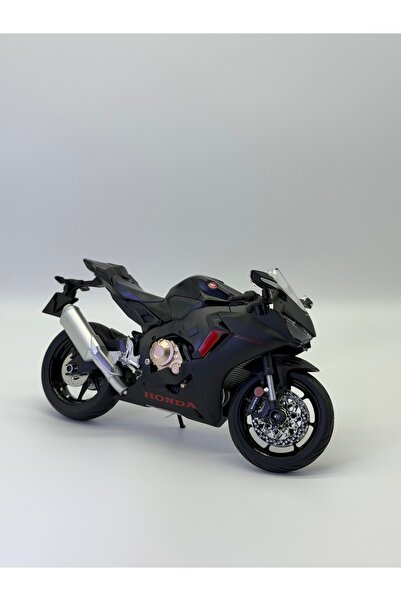 MotoGarage Honda CBR 1000RR Fireblade Işıklı - 1:9 Diecast Siyah Mat