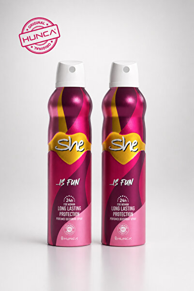 She Deodorant For Women Is Fun 150ml X 2 Adet