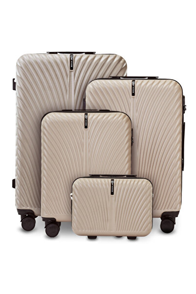 WINGS BRAND Set de 4 valize WINGS SWAN 2.0 BEIGE