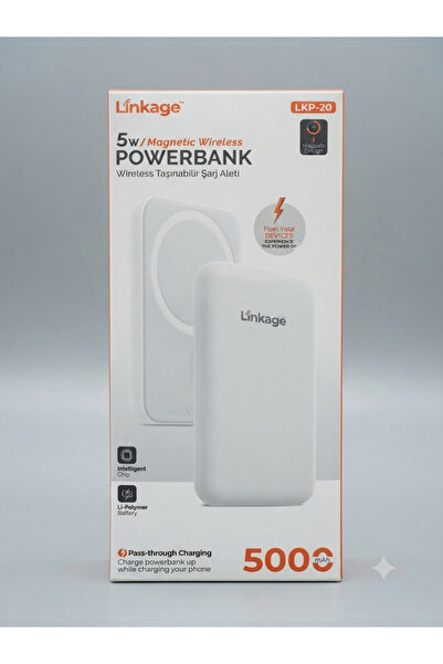 ACL Aura Akse 5W Manyetik Kablosuz Powerbank (5000 mAh - MagSafe Tasarım)